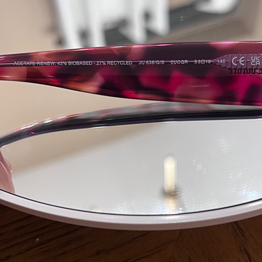 Juicy Couture Women's Magenta Cat Eye Sunglasses - Picture 3 of 4